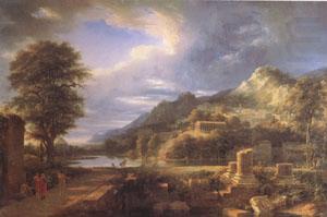 Pierre de Valenciennes The Ancient Town of Agrigentum A Composite Landscape (mk05) china oil painting image